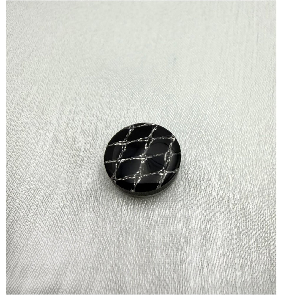 Modefa Magnetic pins Black & Silver Lattice Magnetic Hijab Pin - Black & Silver