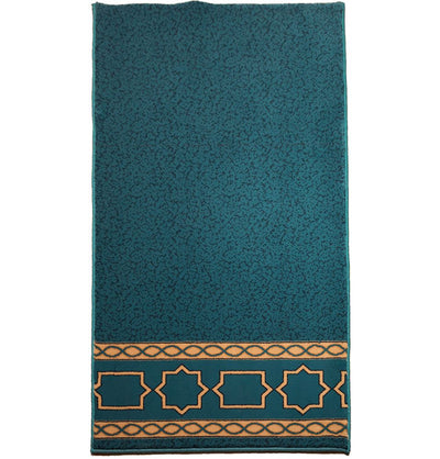 Modefa Modefa Turkish Islamic Luxury Kilim Prayer Rug - Selcuk Star - Teal