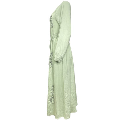 Modefa Modest Women's Cotton Dress 28302 - Mint Green