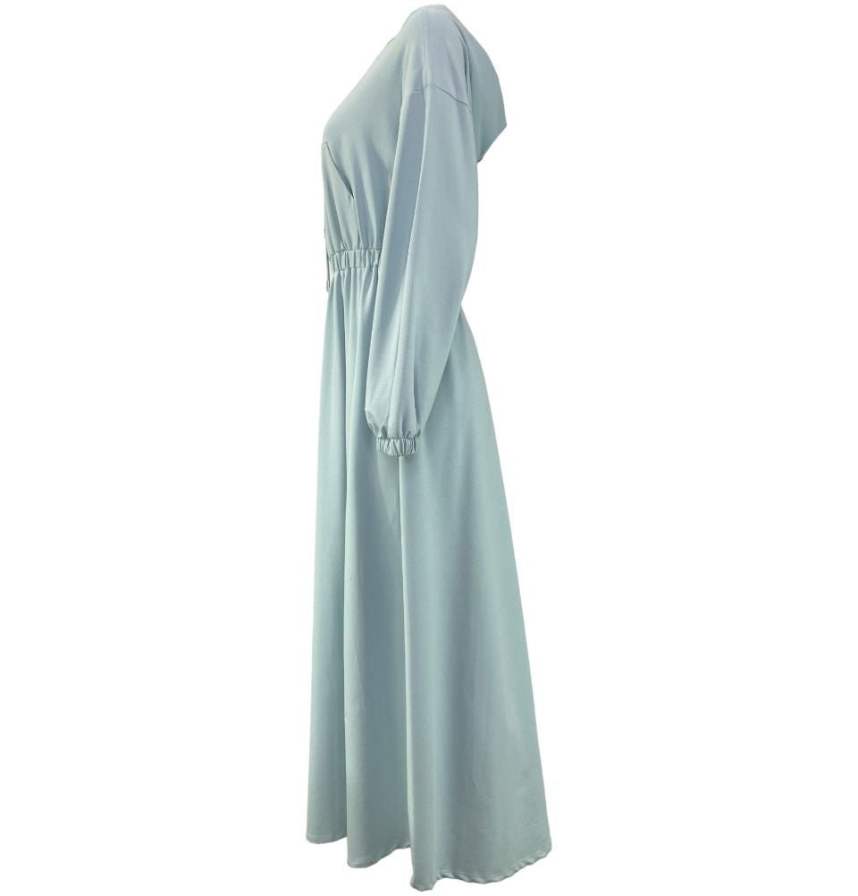 Modefa Modest Women's Sporty Dress 28819 - Baby Blue