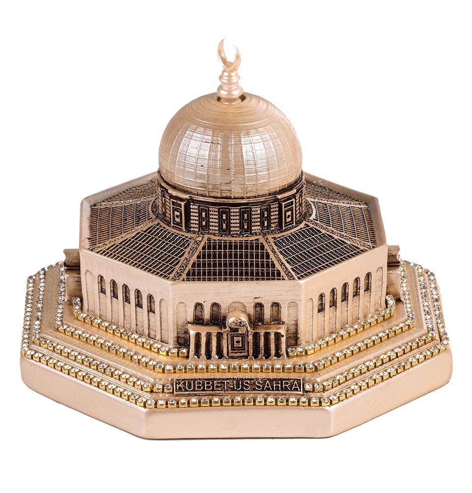 Modefa Mother of Pearl Islamic Home Decor Al Aqsa Dome of the Rock Replica - Mother of Pearl Small