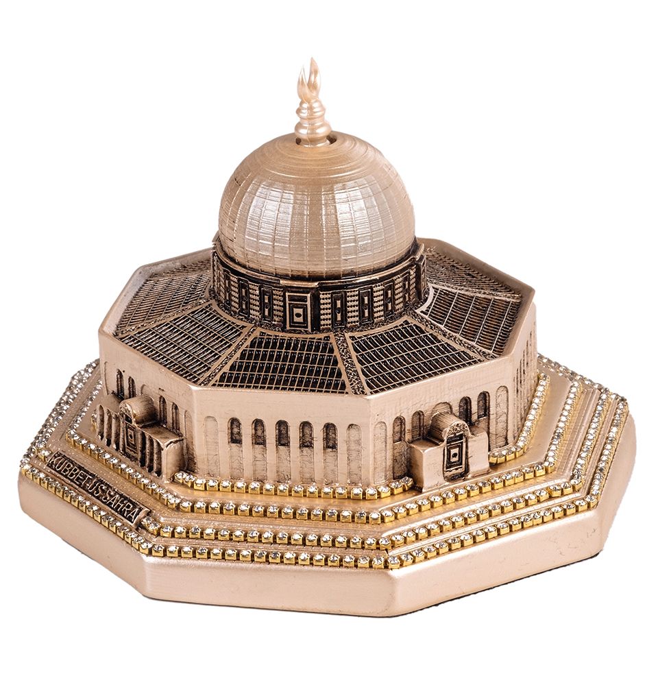 Modefa Mother of Pearl Islamic Home Decor Al Aqsa Dome of the Rock Replica - Mother of Pearl Small