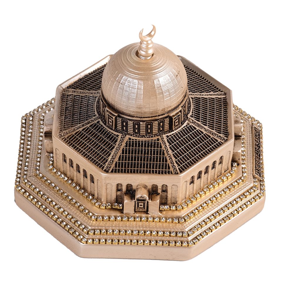 Modefa Mother of Pearl Islamic Home Decor Al Aqsa Dome of the Rock Replica - Mother of Pearl Small