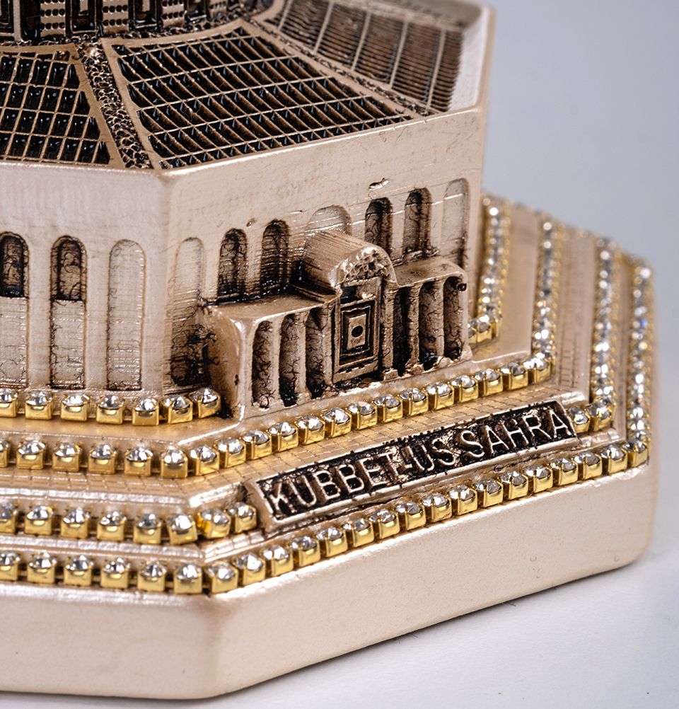 Modefa Mother of Pearl Islamic Home Decor Al Aqsa Dome of the Rock Replica - Mother of Pearl Small