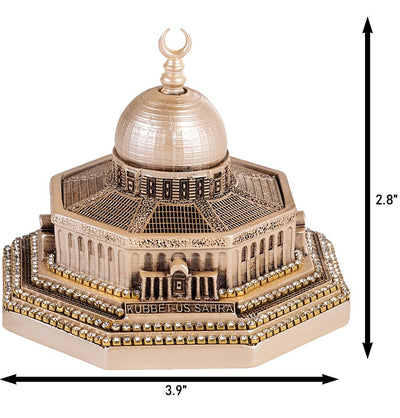 Modefa Mother of Pearl Islamic Table Decor Al Aqsa Dome of the Rock Replica - Mother of Pearl Mini