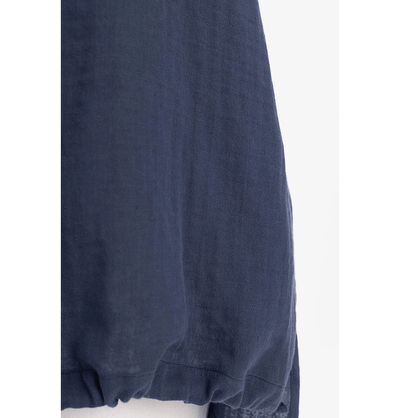 Modefa Outerwear Modest Muslim Women’s Muslin Cotton Cardigan - M85053 Indigo Blue