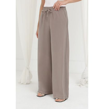 Modefa Pant Modern Muslim Women's Casual Wide Leg Pants - 20646 Mink