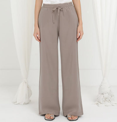 Modefa Pant Modern Muslim Women's Casual Wide Leg Pants - 20646 Mink