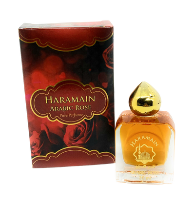 Modefa Perfume Arabic Rose Haramain Attar - Alcohol Free Roll on Perfume Oil - Arabic Rose