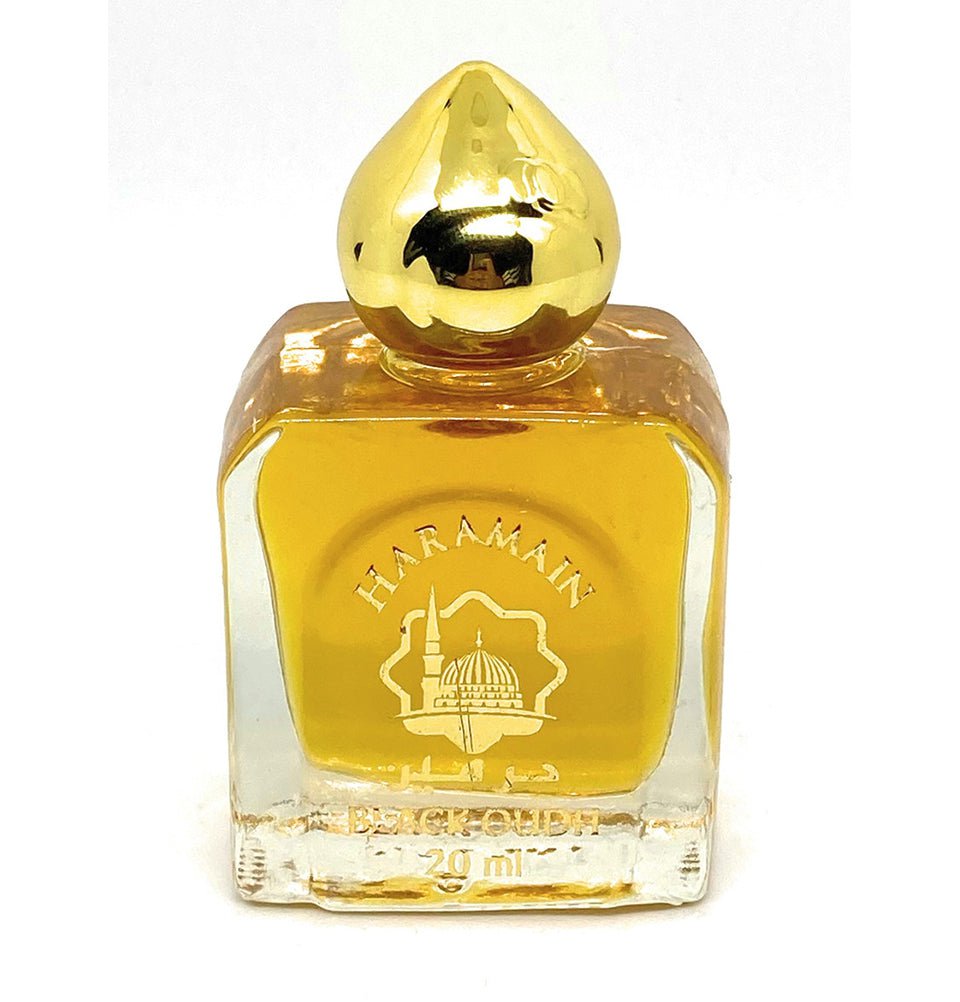Modefa Perfume Black Oudh Haramain Attar - Alcohol Free Roll on Perfume Oil - Black Oudh