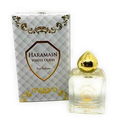 Modefa Perfume White Oudh Haramain Attar - Alcohol Free Roll on Perfume Oil - White Oudh