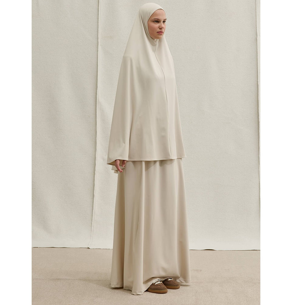 Muslim Women's Signature Flow Two Piece Khimar Prayer Set