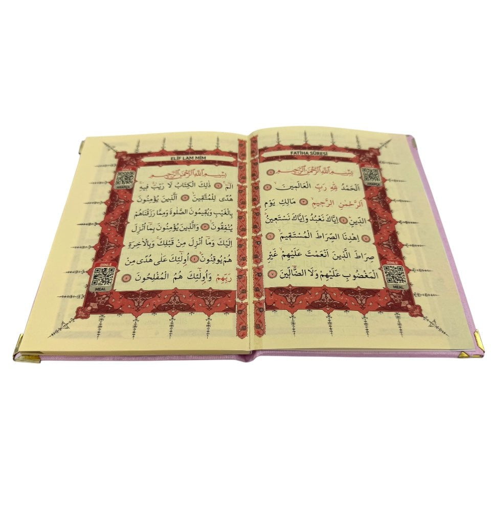 Modefa Prayer Rug Black Eid Mubarak Gift Set - Prayer Rug, Dua Book and Prayer Beads in Satin Bag - Black
