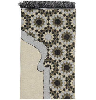 Modefa Prayer Rug Chenille Thin Travel Islamic Prayer Mat Stargazer - Blue