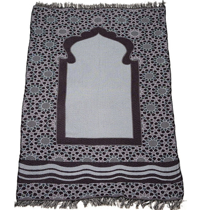 Modefa Prayer Rug Chenille Thin Travel Islamic Prayer Mat Stargazer - Purple