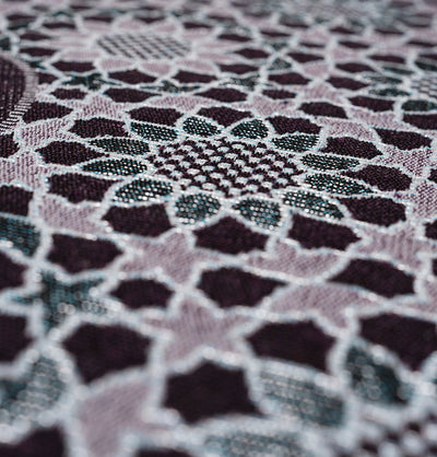 Modefa Prayer Rug Chenille Thin Travel Islamic Prayer Mat Stargazer - Purple