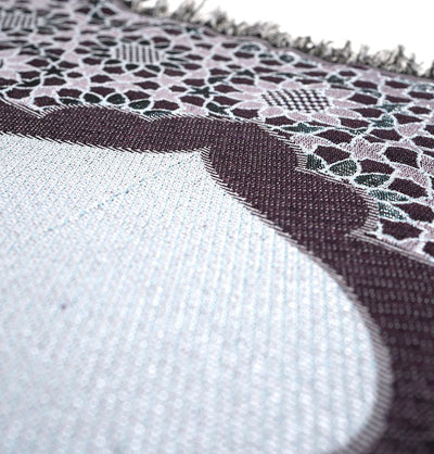 Modefa Prayer Rug Chenille Thin Travel Islamic Prayer Mat Stargazer - Purple