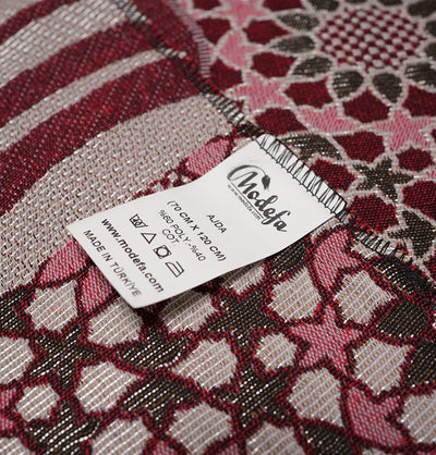 Modefa Prayer Rug Chenille Thin Travel Islamic Prayer Mat Stargazer - Red