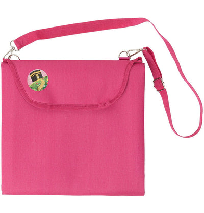 Modefa Prayer Rug Crossover Bag Travel Child Size Islamic Prayer Mat - Pink