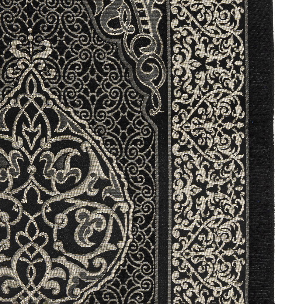 Modefa Prayer Rug Eid Saeed Quran Gift Box Set - Prayer Mat, Quran & Tasbih - Black