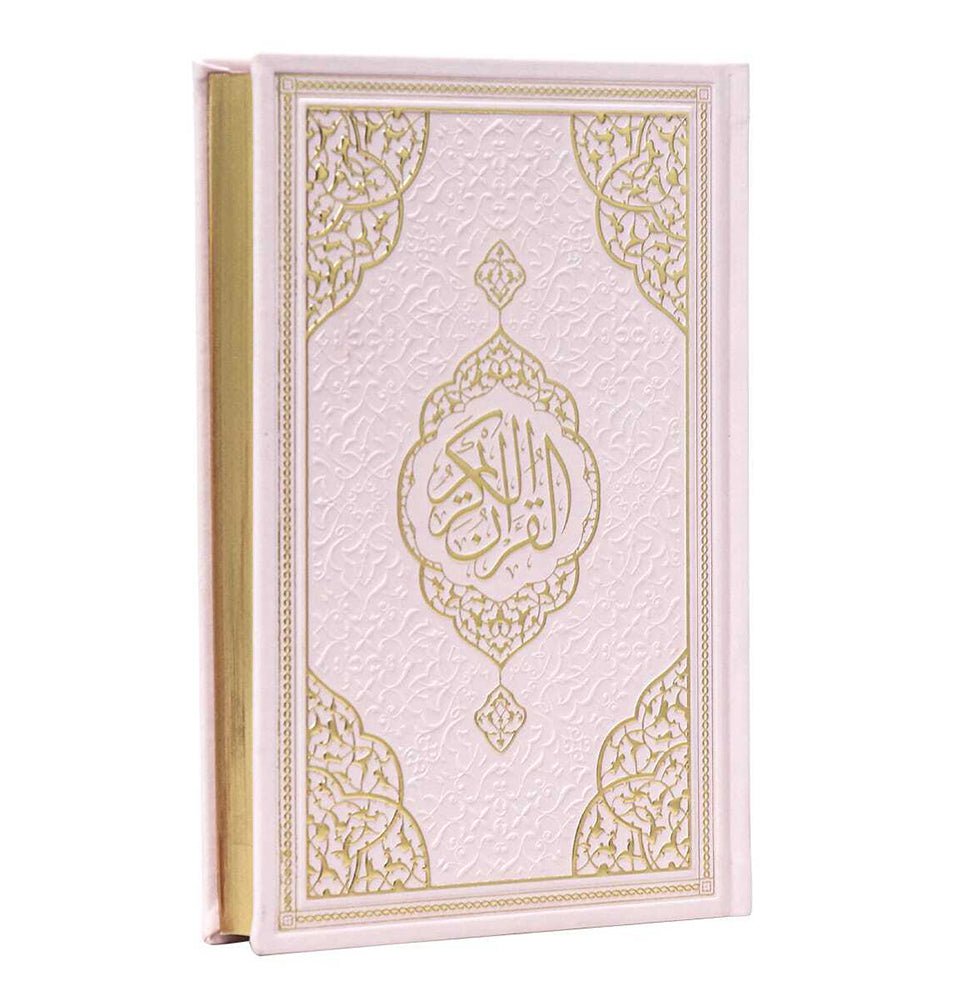 Modefa Prayer Rug Eid Saeed Quran Gift Box Set - Prayer Mat, Quran & Tasbih - Pink