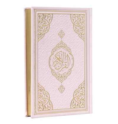 Modefa Prayer Rug Eid Saeed Quran Gift Box Set - Prayer Mat, Quran & Tasbih - Pink