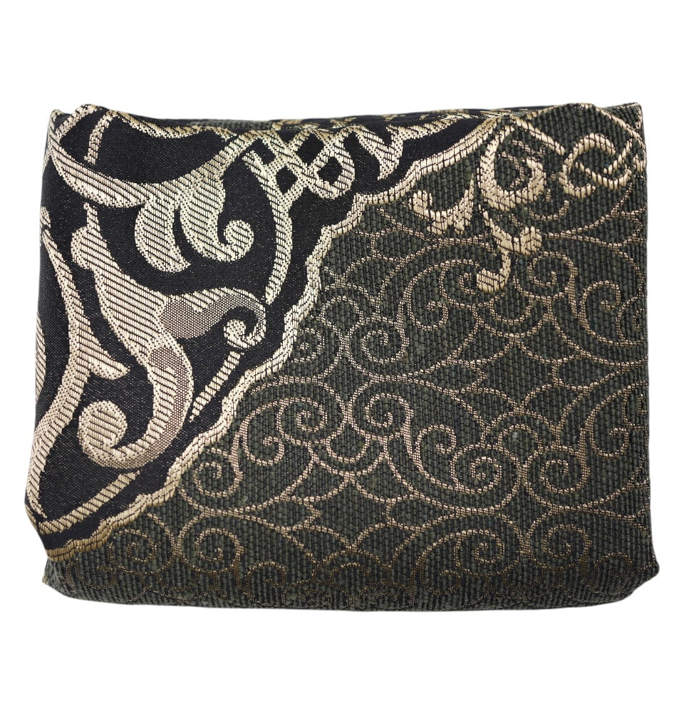 Modefa Prayer Rug Green Chenille Ottoman Islamic Prayer Mat - Green