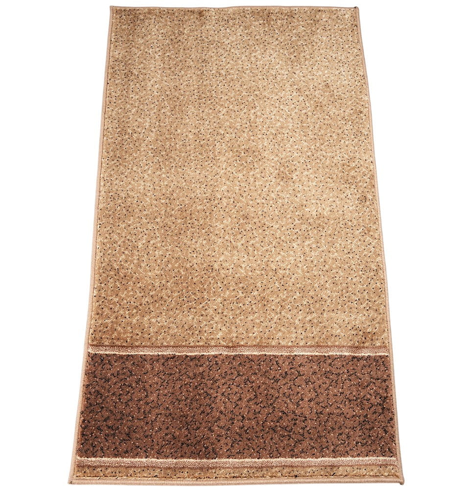 Modefa Prayer Rug Luxury Islamic Prayer Carpet | Rolled Velvet Kilim Rug | Dotted - Beige