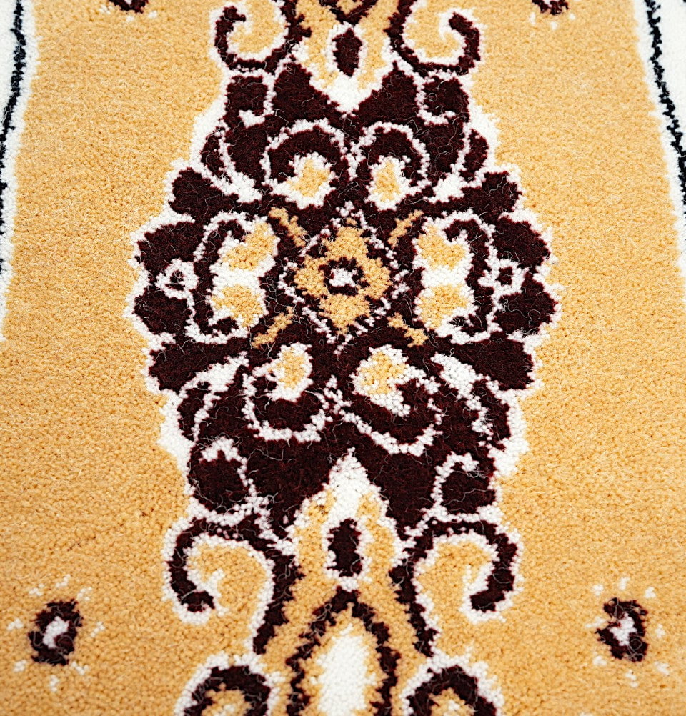 Modefa Prayer Rug Luxury Islamic Prayer Carpet | Rolled Velvet Kilim Rug | Dotted - Red