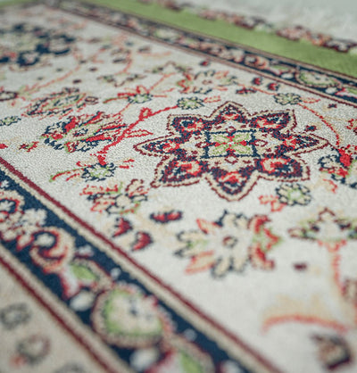 Modefa Prayer Rug Luxury Velvet Carpet Islamic Prayer Rug Shehzade - Lavish Green