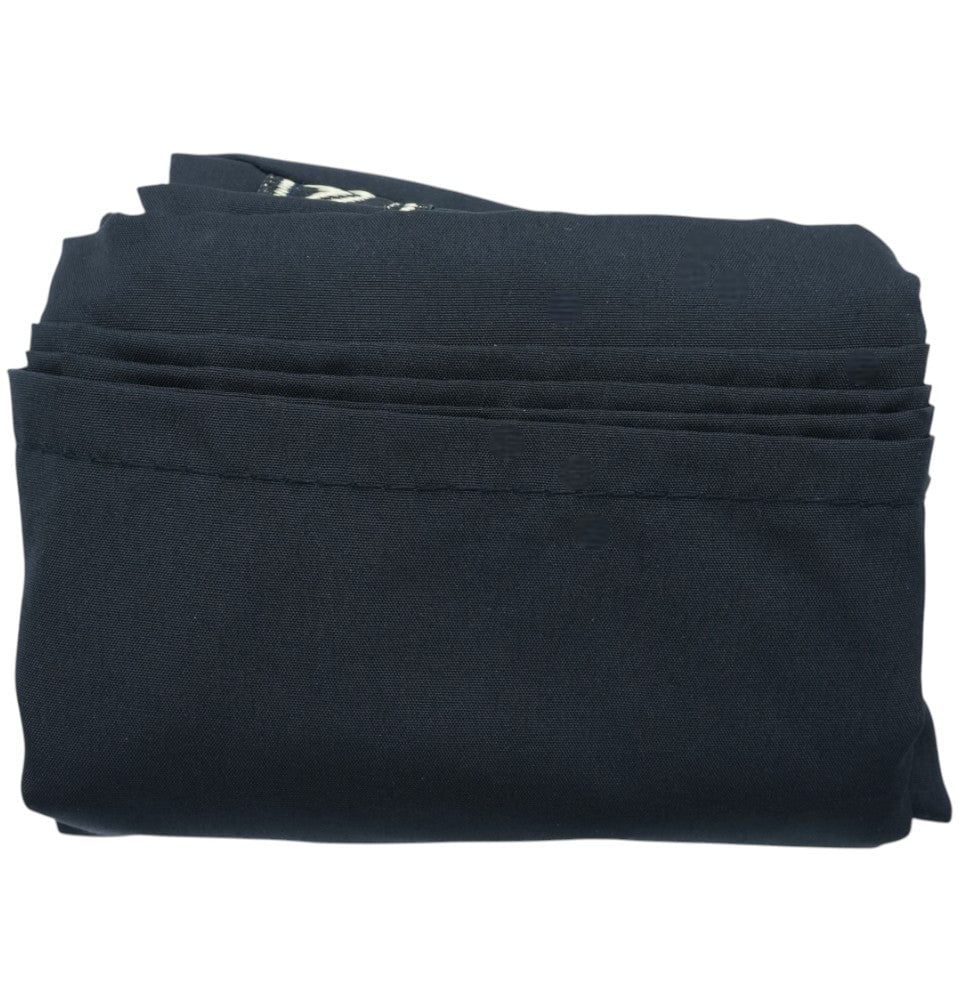 Modefa Prayer Rug Pocket Travel Prayer Mat with Zippered Case - Black with Gold Tulip