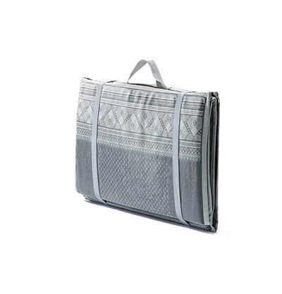 Modefa Prayer Rug Ziri Grey Arch Premium Foldable Cushion Prayer Mat with Backrest - Ziri Grey Arch