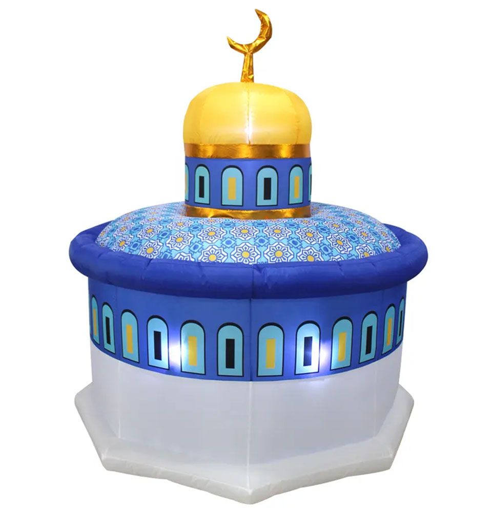 Modefa Ramadan & Eid Party Islamic Holiday Decor | Lighted Inflatable Masjid al-Aqsa