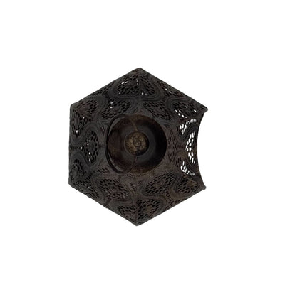 Modefa Ramadan & Eid Party Islamic Holiday Decor | Mosaic Lantern 12.5in - Bronze