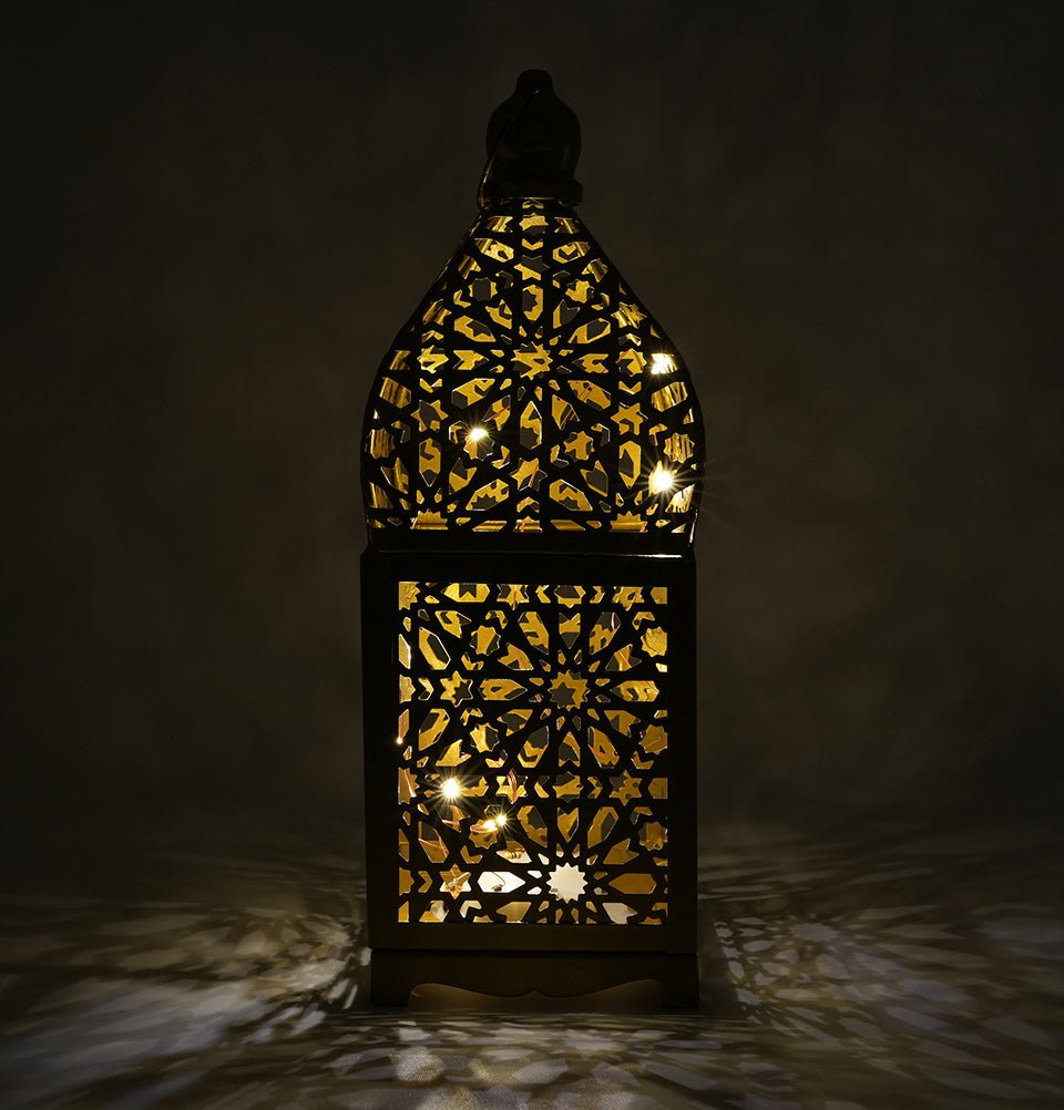 Modefa Ramadan & Eid Party Islamic Holiday Decor | Selcuk Star Lantern 11in - Gold