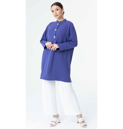Modefa Semi-Formal Gem Tunic 20485 - Blue