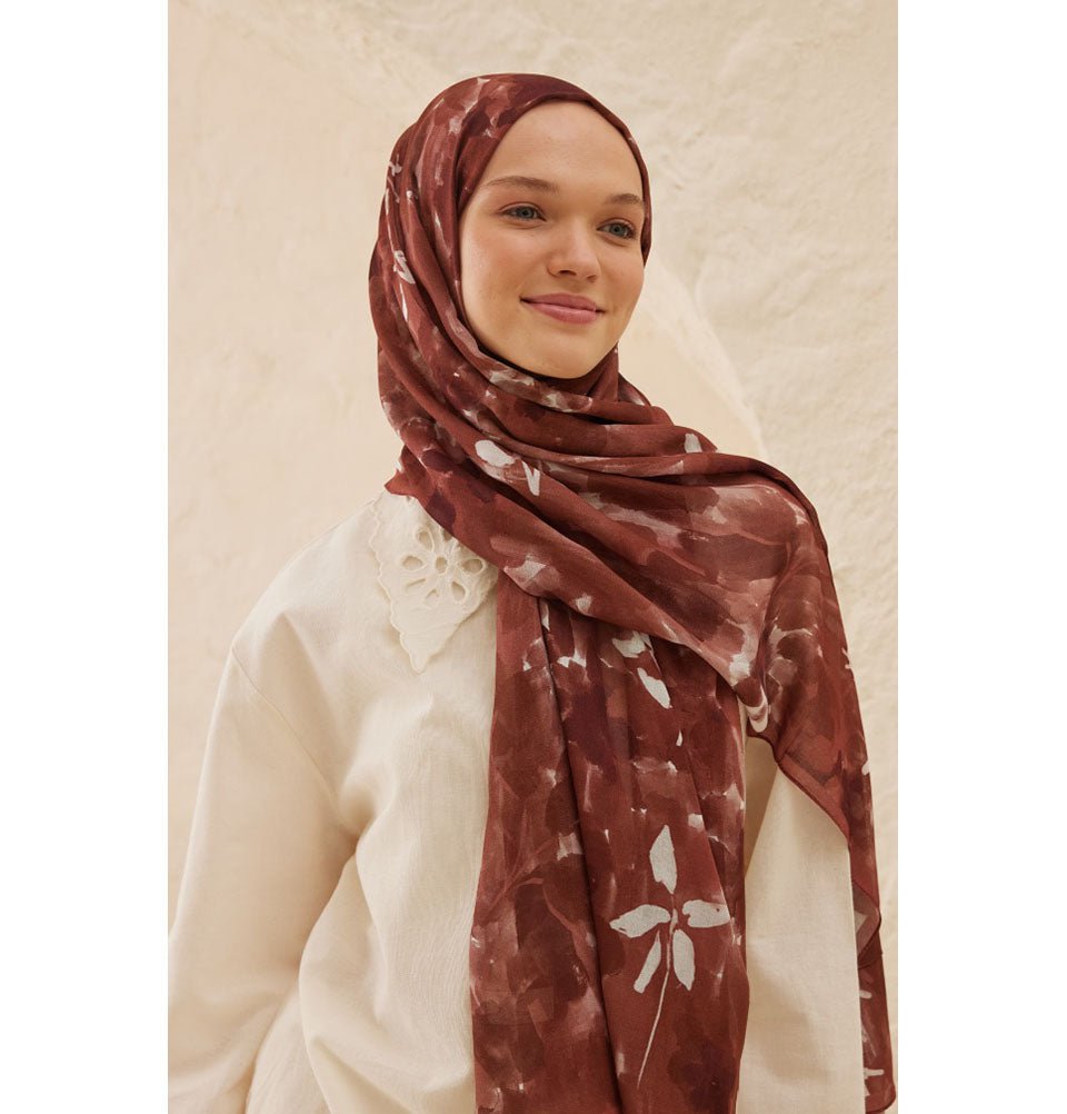Modefa Shawl Auburn Rami Lightweight Hijab Shawl Lizzy - Auburn
