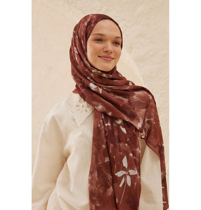 Modefa Shawl Auburn Rami Lightweight Hijab Shawl Lizzy - Auburn
