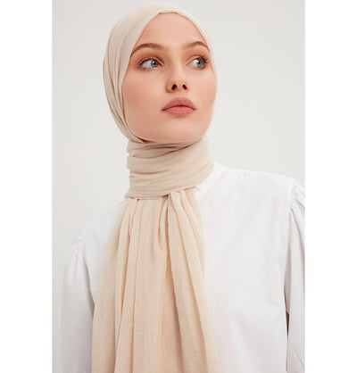 Modefa Shawl Beige Comfort Hijab Shawl - Beige