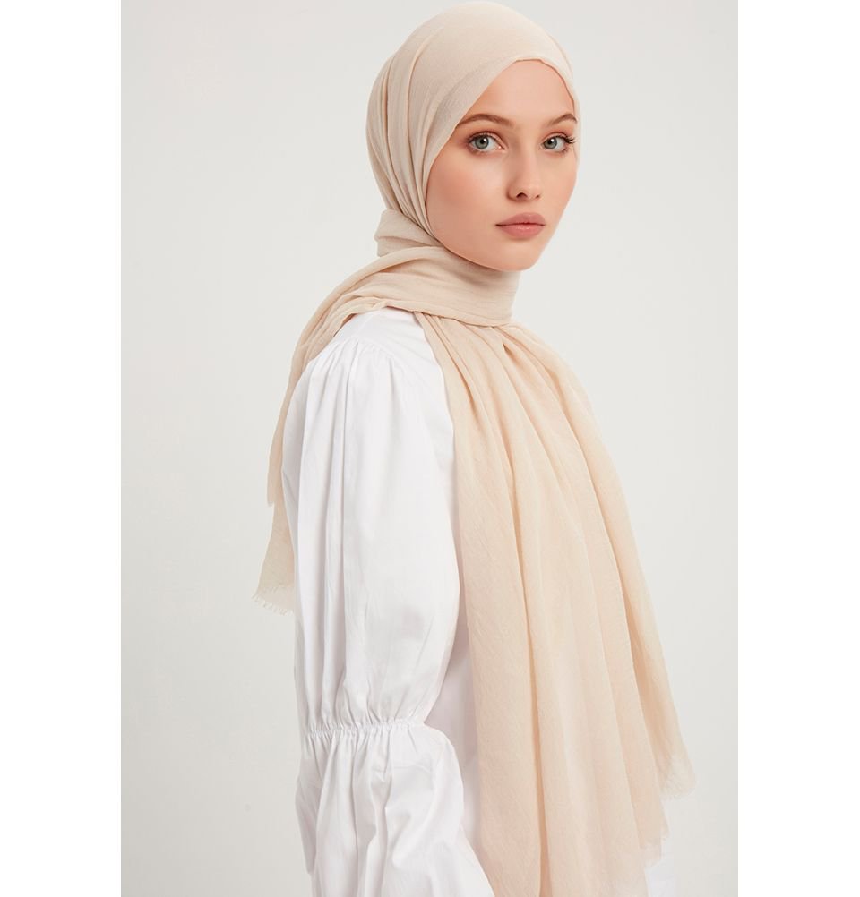 Modefa Shawl Beige Comfort Hijab Shawl - Beige