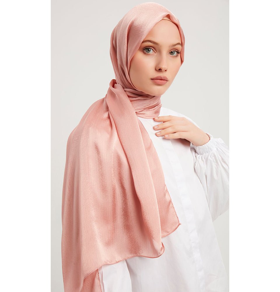 Modefa Shawl Blush Pink Shine Hijab Shawl - Blush Pink