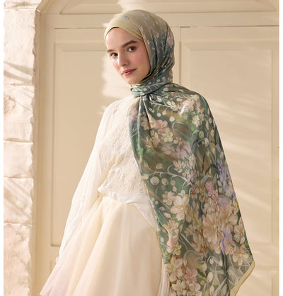 Modefa Shawl Butter Rami Lightweight Hijab Shawl Wisteria - Butter Yellow