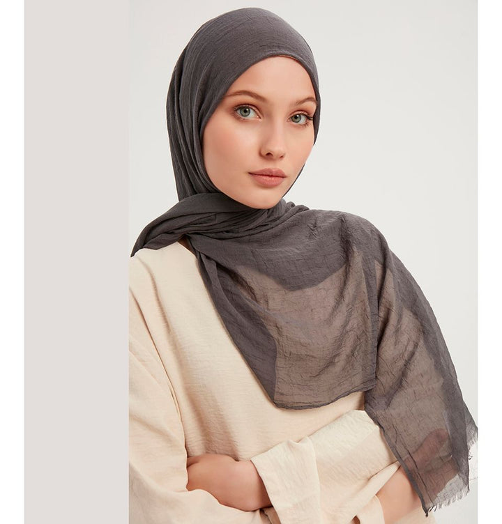 hijab grey