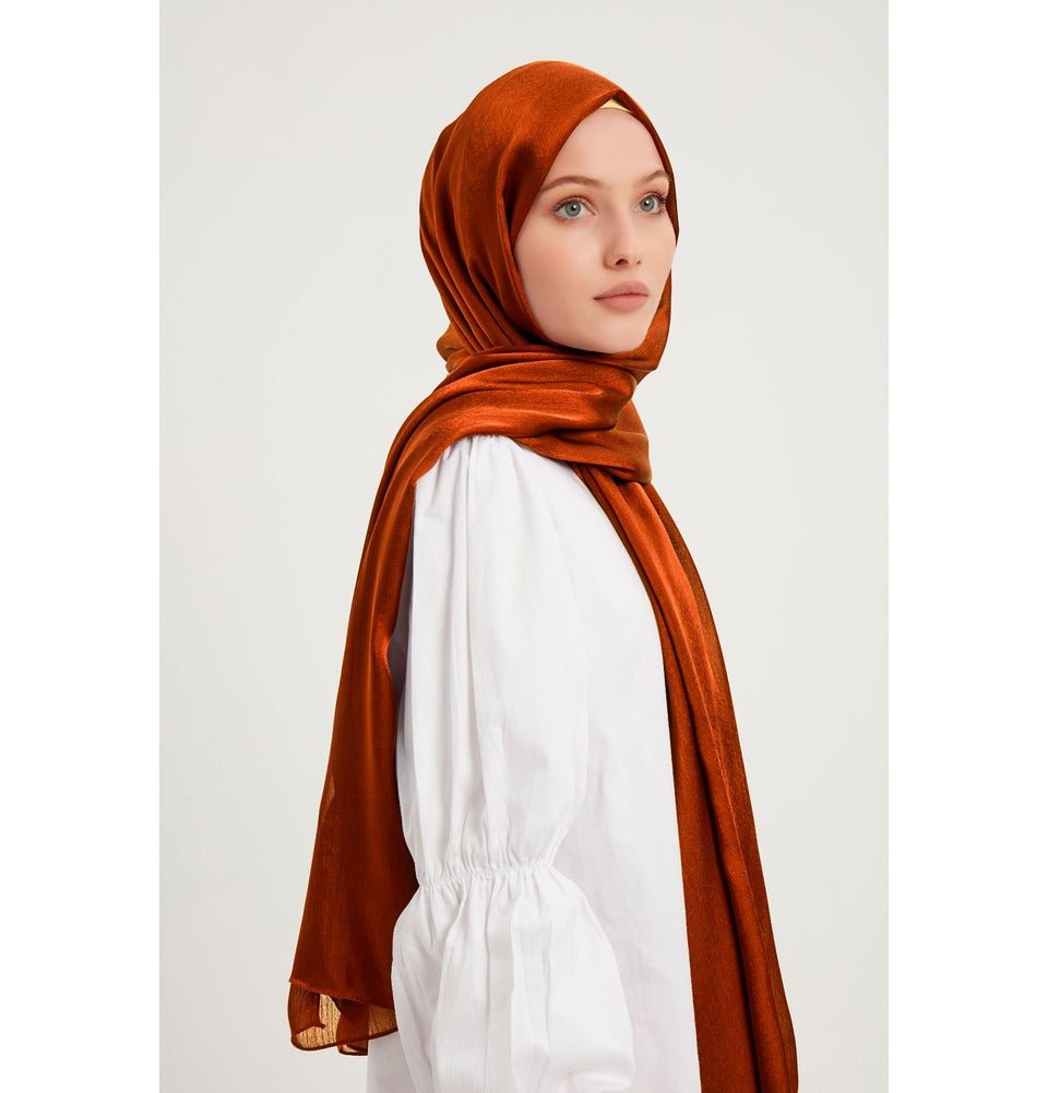 Modefa Shawl Cinnamon Shine Hijab Shawl - Cinnamon