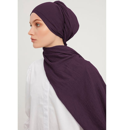 Modefa Shawl Dark Plum Comfort Hijab Shawl - Dark Plum