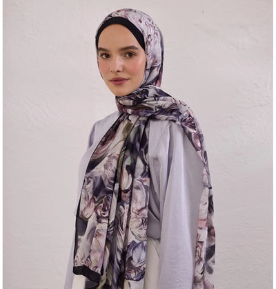 Modefa Shawl Deep Purple Rami Lightweight Hijab Shawl Nerissa - Deep Purple