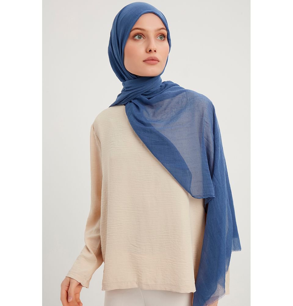 Modefa Shawl Denim Comfort Hijab Shawl - Denim