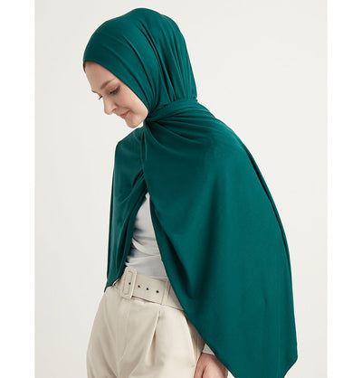 Modefa Shawl Emerald Green Modefa Premium Jersey Hijab Shawl - Emerald Green