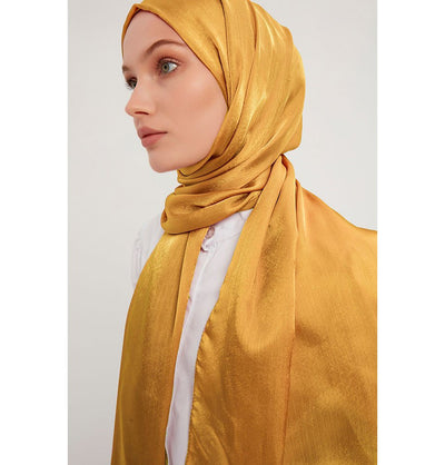 Modefa Shawl Gold Shine Hijab Shawl - Gold