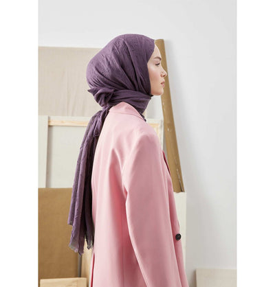 Modefa Shawl Grape Bamboo Viscose Summer Hijab Shawl - Grape